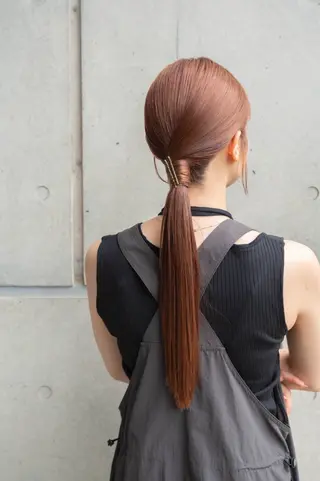 ロング ナチュラル*艶* 蒲生四丁目*山保美月のヘアスタイル