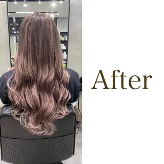 セミロング カラー ヘアアレンジ FAAM Tsuneのヘアスタイル