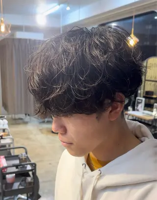 ショート パーマ メンズ 🔥メンズ圧倒的人気 ROOOMEN松田隆のヘアスタイル