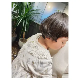 ショート キッズ くるくるパーマ aikoのヘアスタイル