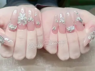 ロング Quick Sukarupuのネイルデザイン