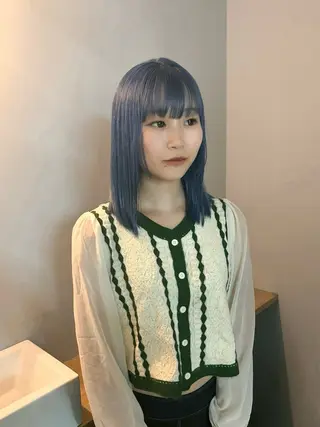 ミディアム カラー メンズカット/ ブリーチ/いぶきのヘアスタイル