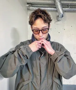 ショート メンズ 🐺パーマ特化🐺 安生　力哉のヘアスタイル