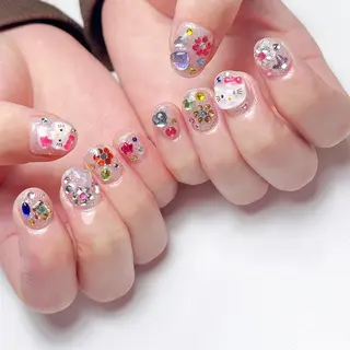 ネイル いちごパフェ ゆいのネイルデザイン