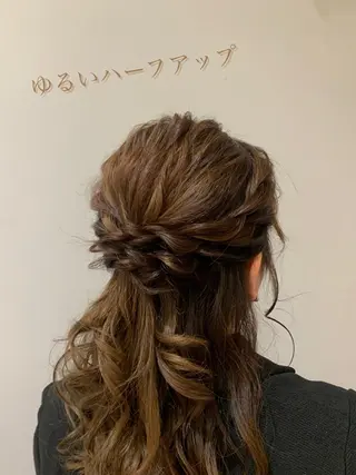ヘアアレンジ 顔周りレイヤー/新宿 /モテ艶カラー/航介のヘアスタイル