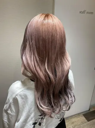 ロング カラー 似合わせレイヤー/ Wカラー🧸こころのヘアスタイル