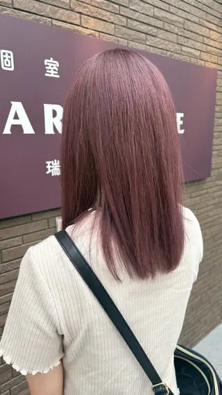 ミディアム カラー 個室サロン🕊️ 飯塚優希のヘアスタイル