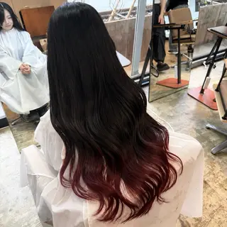 ロング カラー 高橋 充輝のヘアスタイル