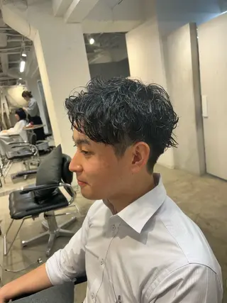 パーマ メンズ メンズ清潔感のプロ 💈メンズパーマ藤田のヘアスタイル