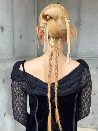 ヘアアレンジ ユカ yのヘアスタイル
