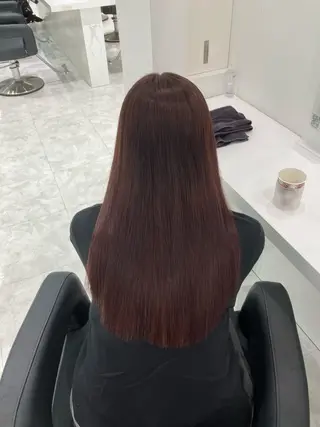 ロング カラー ヘアアレンジ 💓色落ちまで綺麗な 垢抜けカラー💓のヘアスタイル