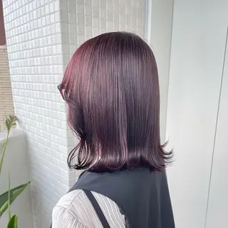 カラー 銀座:似合わせカラー オリーブ🫒アレンジのヘアスタイル