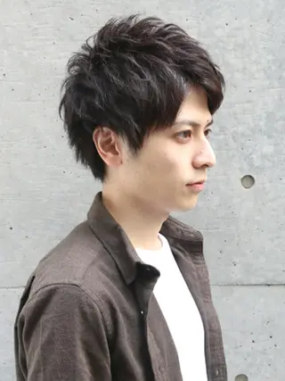 メンズ 岩崎 仁美のヘアスタイル