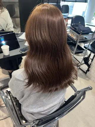 ロング カラー 赤みゼロ/透明感 カラー🌿KANTAのヘアスタイル