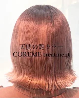 ミディアム カラー 縮毛矯正/髪質改善/ 艶髪ササキナツミのヘアスタイル