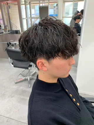 パーマ メンズ パーマ支持率No.1 店長❤️‍🔥安成弾のヘアスタイル