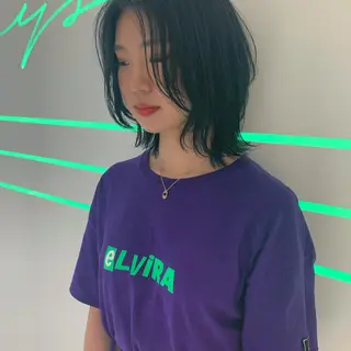 ミディアム kiyono ⭐︎ダブルカラーのヘアスタイル