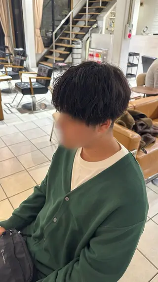 パーマ メンズ 宮武 萌のヘアスタイル