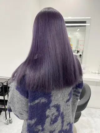 カラー ナチュラル可愛い◎ 推しカラー🤍池袋のヘアスタイル