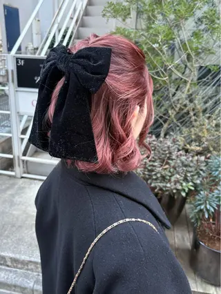 ミディアム ヘアアレンジ MINX　長池 陽菜🎀のヘアスタイル