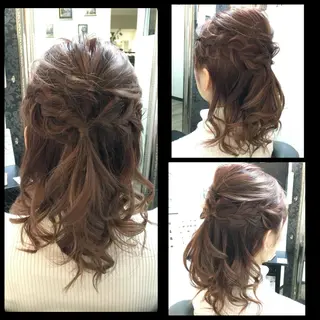 ミディアム ヘアアレンジ 💜Rebre** Mayu💜のヘアスタイル