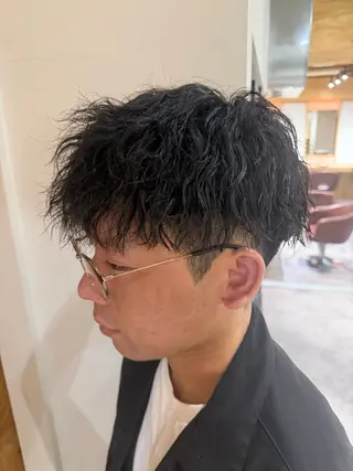パーマ メンズ パーマ特別価格🔥 宇宙のヘアスタイル
