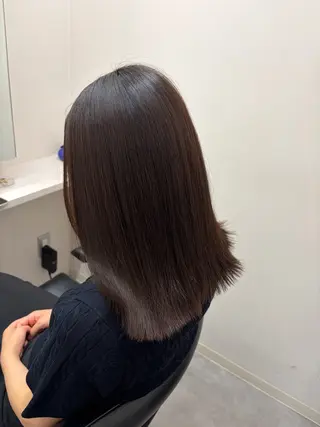 ミディアム とき/髪質改善/透明 感カラー☘️のヘアスタイル