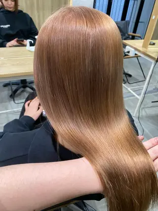 セミロング カラー 髪質改善/レイヤー カット手塚奨のヘアスタイル
