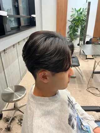 ミディアム メンズ 山下和輝/fifth メンズパーマのヘアスタイル
