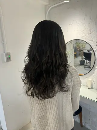 セミロング 新宿/顔周りカット +レイヤー=しずく♩のヘアスタイル