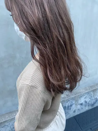 セミロング カラー パーマ ヘアアレンジ メンズ キッズ ネイル マツエク・マツパ インナーカラー/ KANAのヘアスタイル