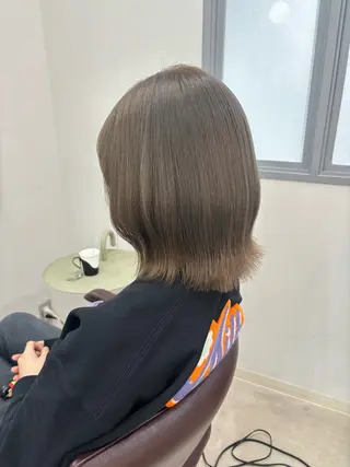 ミディアム カラー 渋谷|透明感カラー 🫧🤍|rinaのヘアスタイル