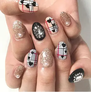 ネイル 渋谷／チップ長さ出し 👑アプレgel-xのネイルデザイン