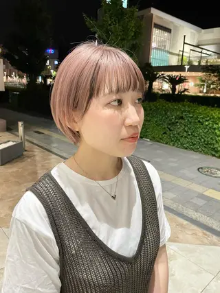 ショート 前田 菜奈子のヘアスタイル