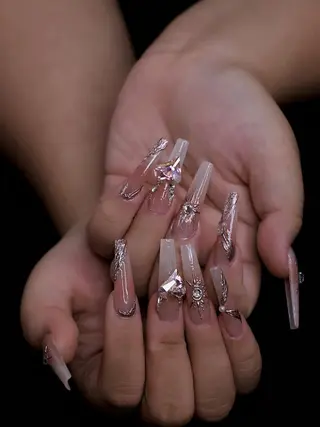 ミディアム ティキ Pono Nailsのネイルデザイン