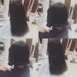 ミディアム 本場韓国ヘア特化 아이비/Aibiのヘアスタイル