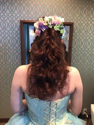 ロング ヘアアレンジ 田中 佐枝子のヘアスタイル