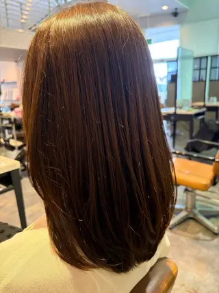 ミディアム カットモデル RURUのヘアスタイル