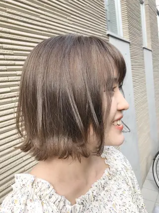 カラー ご新規様限定 透明感カラーKANAのヘアスタイル
