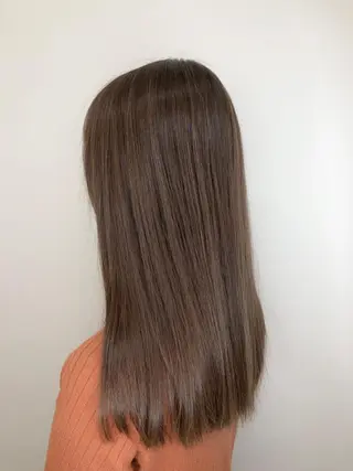 ロング カラー 【透明感、艶髪】西村 有司のヘアスタイル