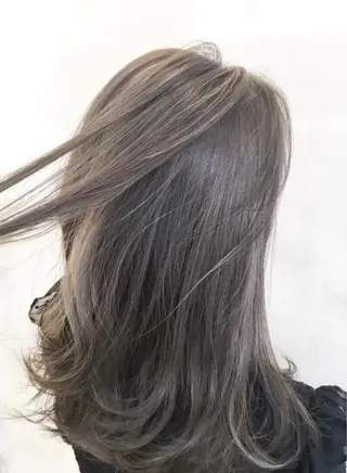 ミディアム カラー 中田 敏明のヘアスタイル