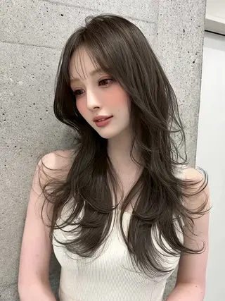 ロング カラー りきと🦋髪質改善/ 縮毛矯正/艶カラーのヘアスタイル