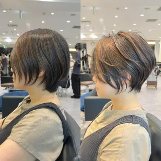 ショート 襟足でお悩みの方✂︎ くびれ職人ハシモトのヘアスタイル