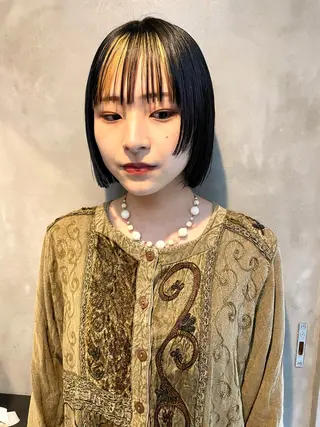 ショート カラー 👑ボブはお任せ ミヤノ👑のヘアスタイル