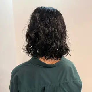ミディアム パーマ カットモデル yumekaのヘアスタイル
