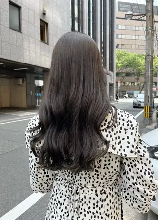 カラー さわ/博多/ ベージュ/ハイトーンのヘアスタイル