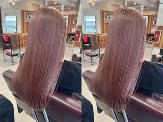ロング カラー エクステ⭐️艶カラー koukiのヘアスタイル