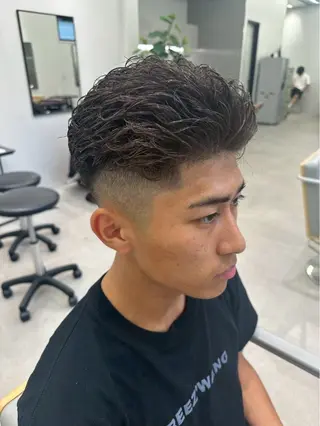ショート パーマ メンズ Joule 大分メンズのヘアスタイル