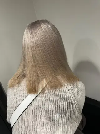 ミディアム カラー ボブ/レイヤーカット 縮毛矯正/コウキ新宿のヘアスタイル