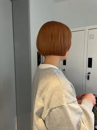 ショート ボブ/レイヤーカット 縮毛矯正/コウキ新宿のヘアスタイル